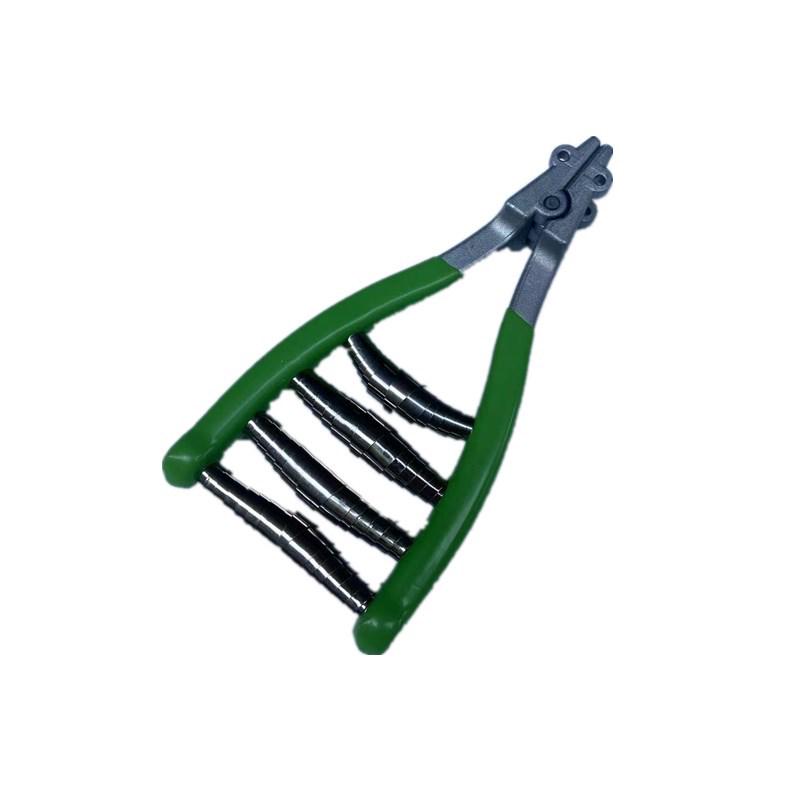 Badminton Tennis Racket Stringing Machine Clamp Pliers - Four-Spring Fixing Tool (Red, Black, Green)