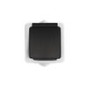 Tekno Gray - Single-pole Surface-mounted Switch, LED Illuminated, IP54
