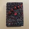 Vintage Dragon Embossed Resin Cover Travel Diary Notebook Travel Journal