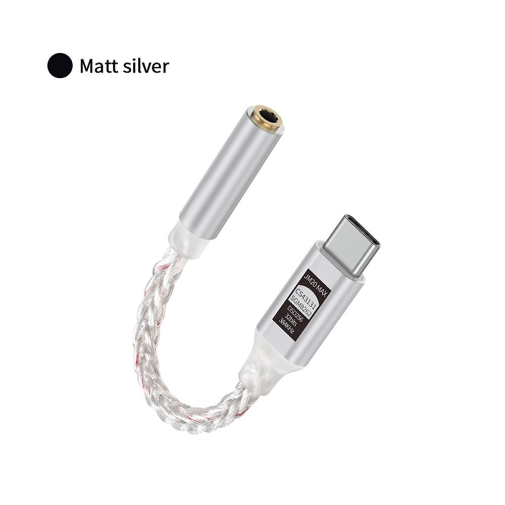 

Портативный усилитель кода JCALLY JM20 Max, двойной чип CS43131+SGM8262, цифровой аудиоадаптер, Type C на 3,5 мм, усилитель для наушников