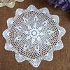 25cm Diameter Crochet Mats Lace Table Cloth Vintage Doily