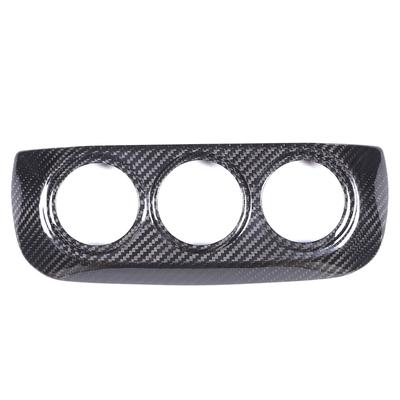 For Nissan Fairlady Z RZ34 400Z 2025+ Real Carbon Fiber Car Center Console Air Conditioning AC Switch Button Panel Frame Trim