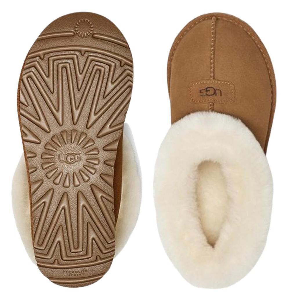 Sheepskin Boa Slippers Suede Shoes Room Slippers Tazzette Shoes W TAZZETTE 1134810 CHESTNUT US8 [UGG] Slip-on Women's (25.0cm) [Item]