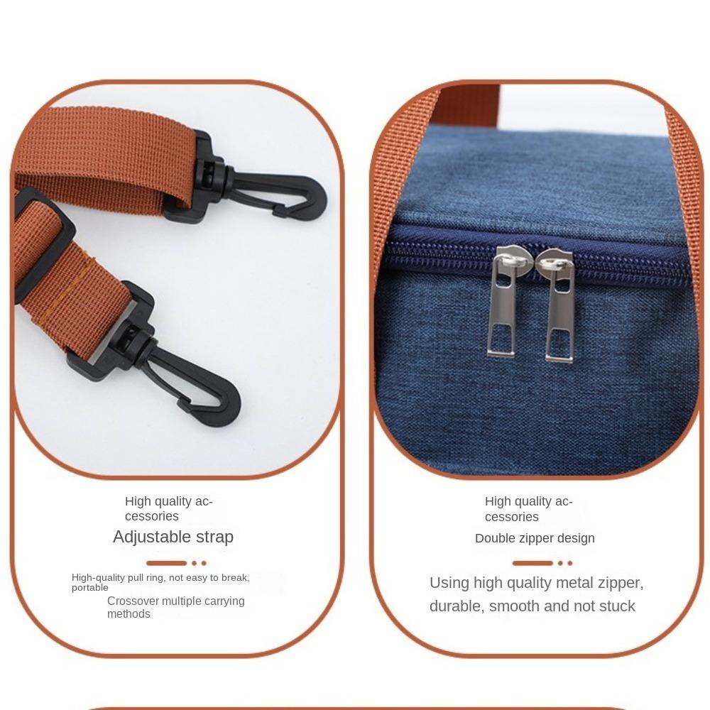Thickened Food Cooler Bags Portable Picnic Cooling Box Reusable Insulated Case  Travel