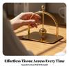 Tabletop Tissue Holder Polished Household Goods Sturdy for Hoteliers
