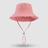 Autumn and winter hat women's large brim showing face small bucket hat versatile basin hat high sense solid color bucket hat