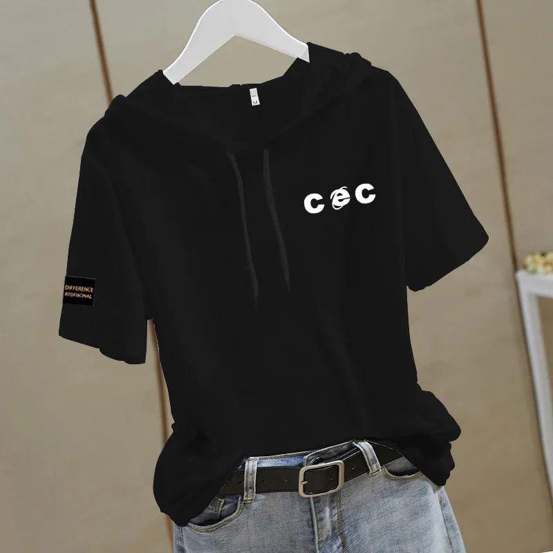 

New Ethnic Style 100% Cotton Hooded Summer Sweatshirt & Loose Casual T-shirt for Women XL (Suggest 110-125 jin) оранжевый