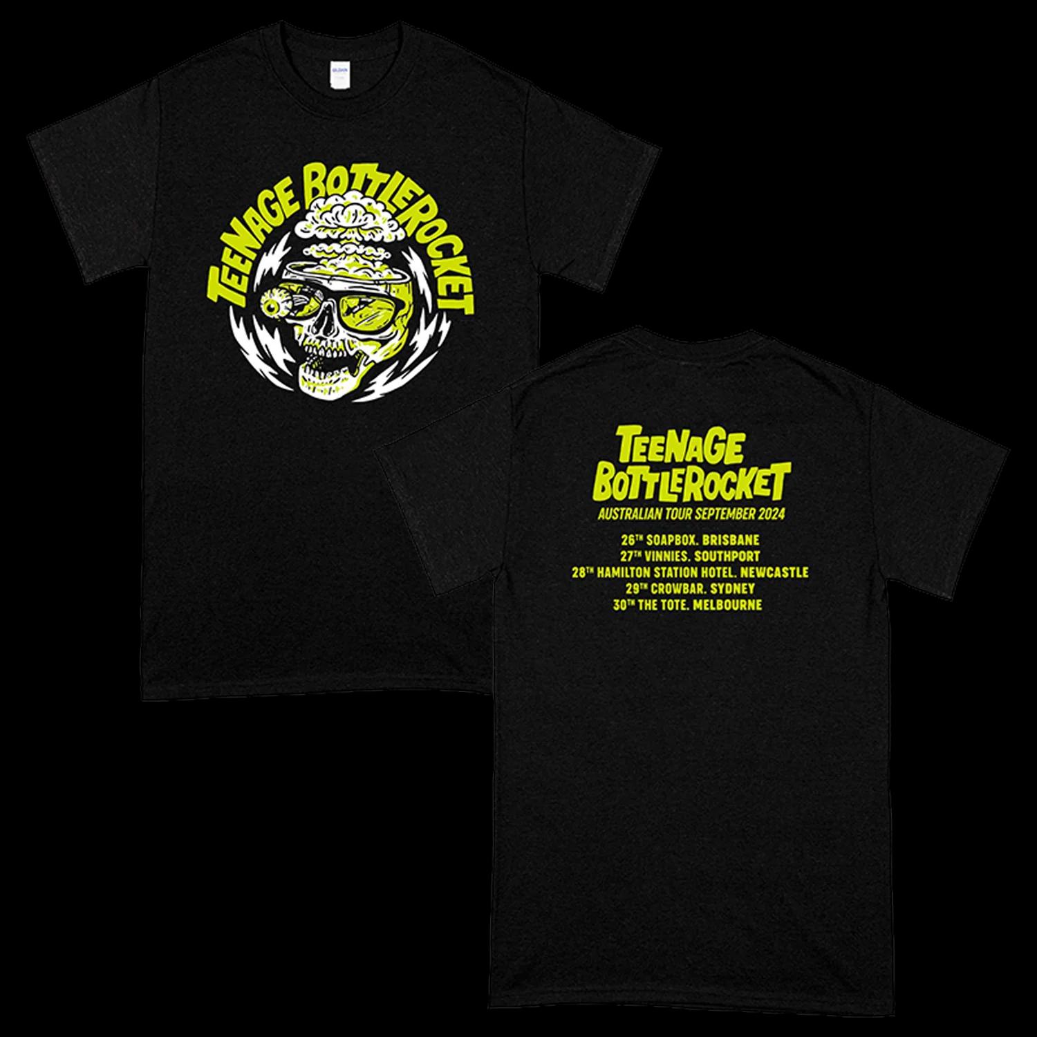 

2026 American Teenage Bottlerocket Band Graphic Unisexs Womens Cotton TShirt Streetwear Vintage Fashion Unisex Summer Casual Tee M