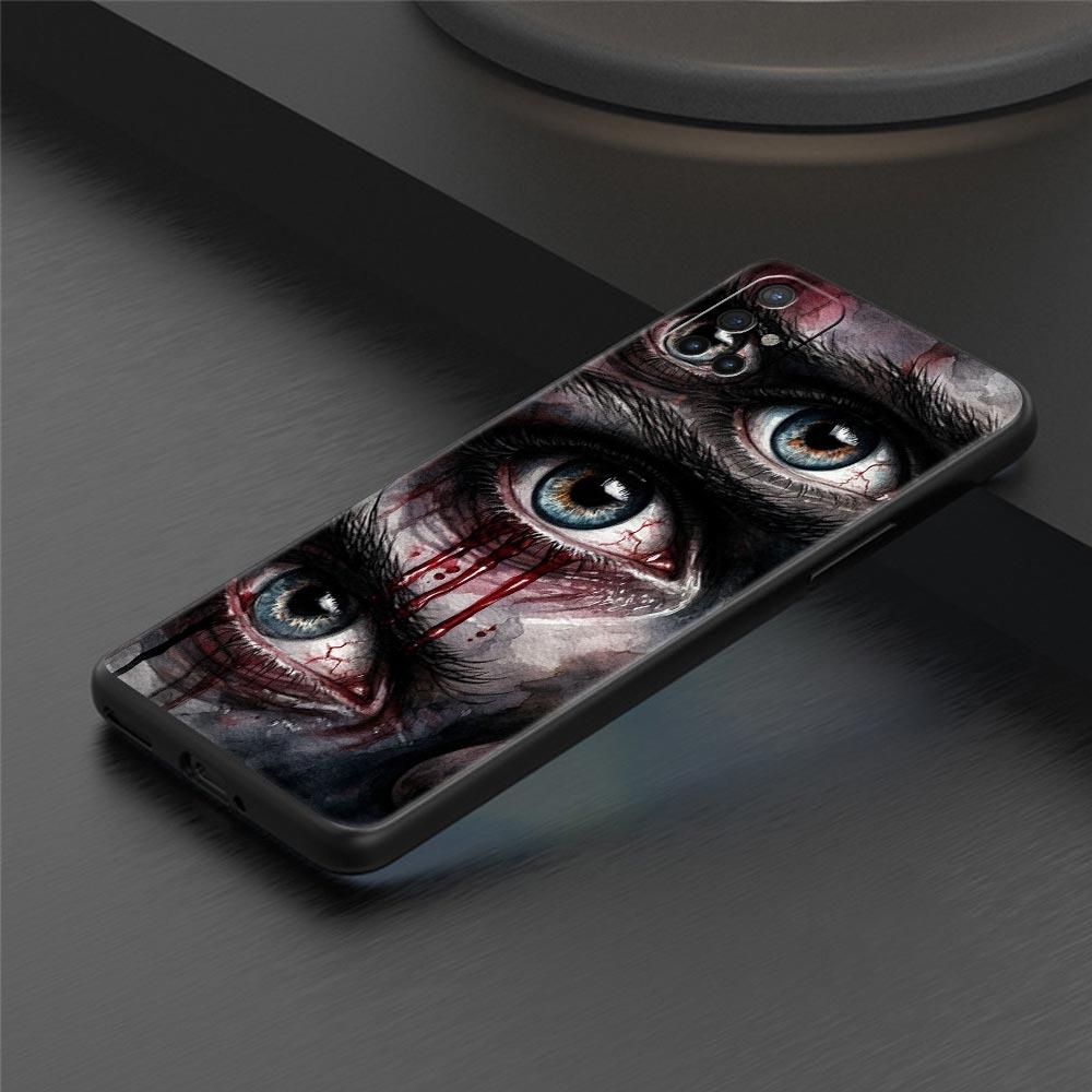 Phone Case For OnePlus 15 13 12 11 10 9 8 7T Pro 13T 13R 12R 10R 9RT 8T Nord 2T CE 2 3 5G Lite Cover Scary Devil Eye Pattern