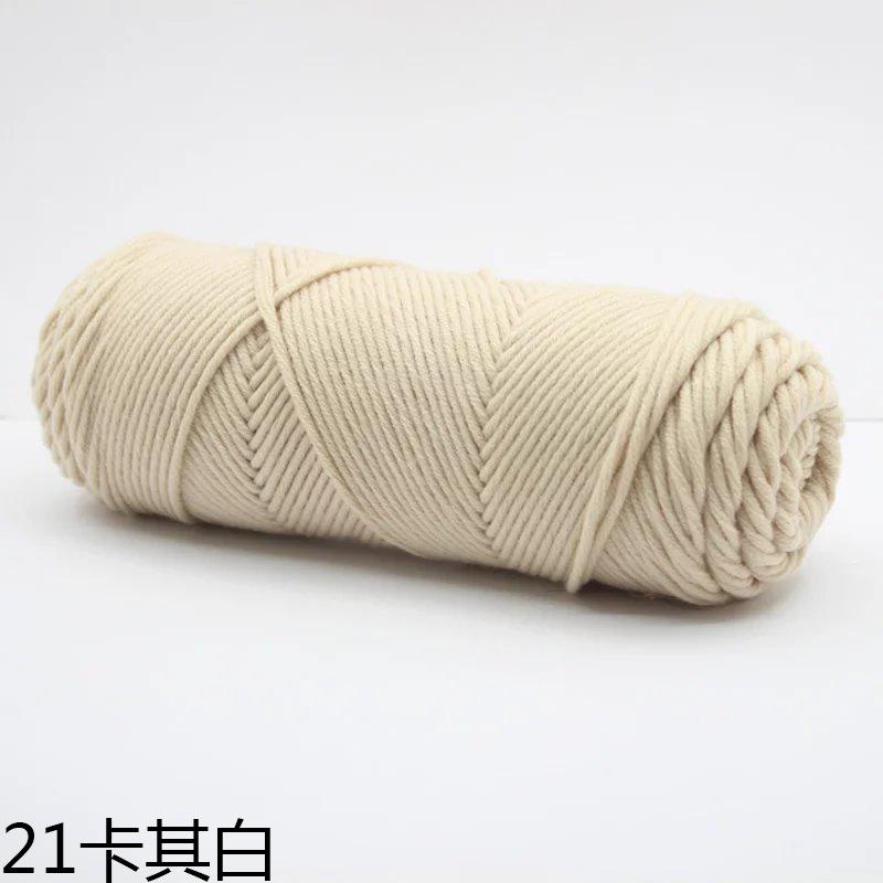 100g/Klubko Bavlněná Vlna Ručně Pletený Šátek Rukavice Čepice Silná Příze Vícebarevná Ozdoba Přírodní Materiál Měkký Materiál