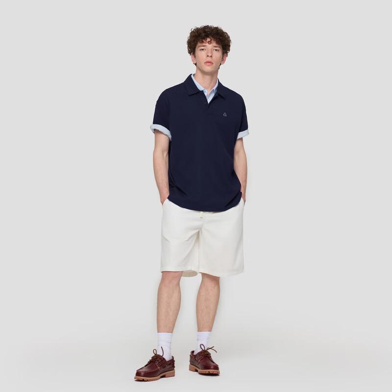 GAP Men's 2026 Summer Embroidered Bear Polo Shirt