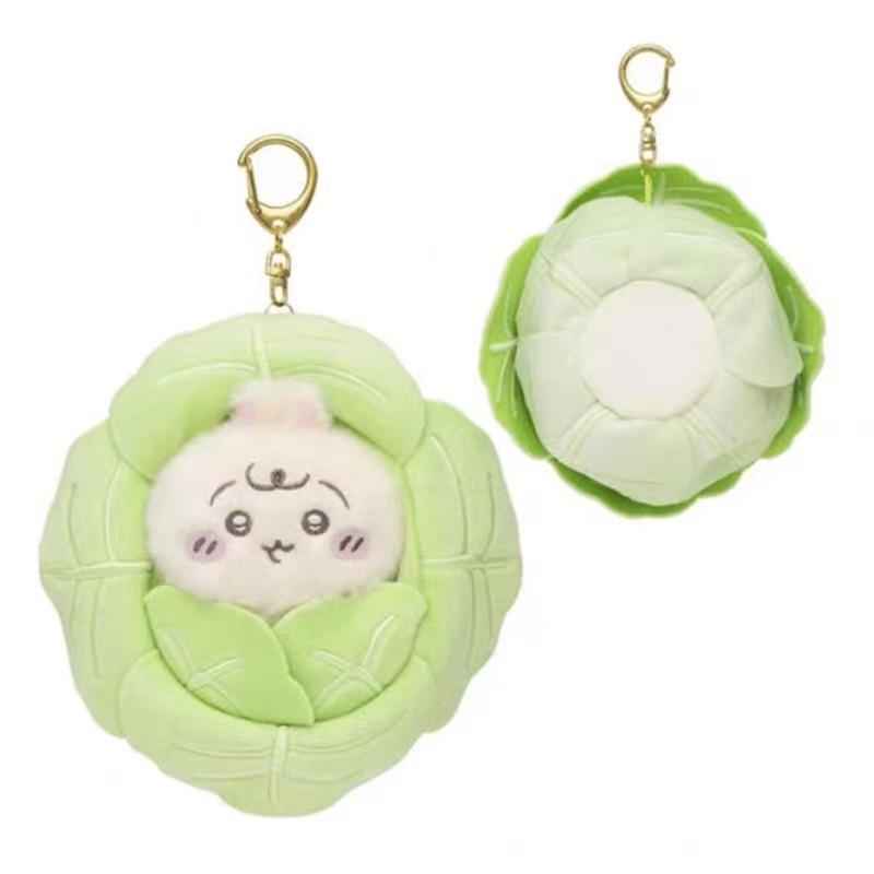 Cabbage Cabbage Baby Swaddling Blanket Cute Plush Doll Toy Bag Pendant Decoration Plush Toy Cute in Stock Nagano