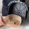 50/100 Pcs Heat Resistant Baking Paper Bowl Non-Stick Oil-Absorbing Paper Air Fryer Paper  Oven