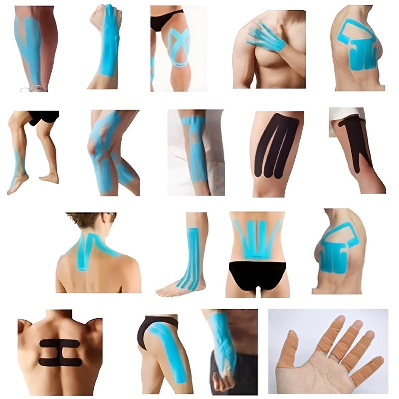 Elastic Sports Tape Roll 2.5 cm 5 Meters Muscle Support Joint protection Custom Sports Tape KT Tape