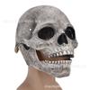 New Halloween skull mask with moving mouth Movable Mouth Skull Full Head Skull Mask