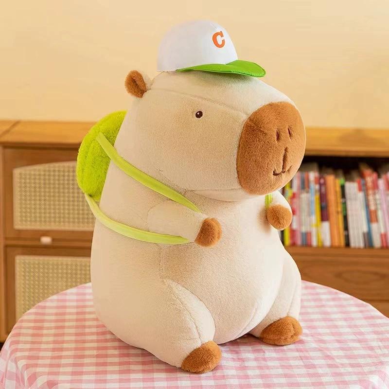 Capybara Plush Simulation Capibara Anime Fluffty Toy Cute Doll Stuffed Animals Soft Doll Plush Girls Christmas Birthday Gift