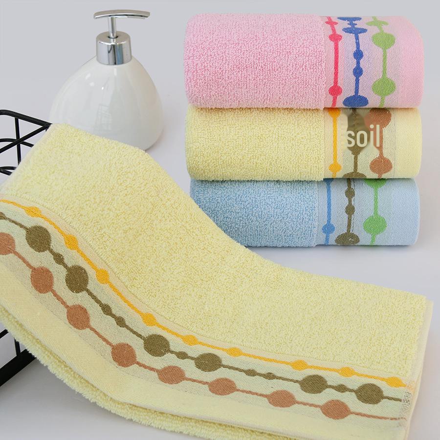 Plaid Cotton-Polyester Hand Towel - Soft, Absorbent, Ideal for Home & Hotel Use