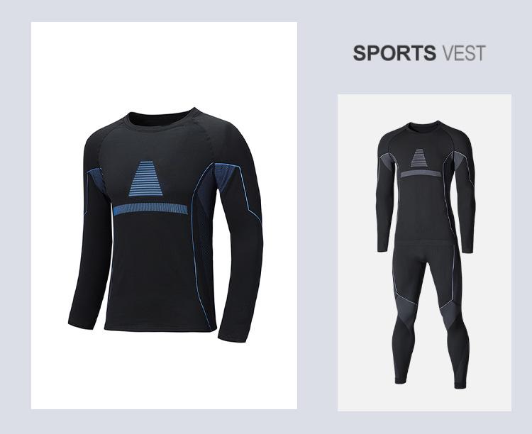 Unisex Quick-Dry Thermal Base Layer Set for Skiing: Moisture-Wicking, Sweat-Absorbing, Compression Underwear for Autumn and Winter