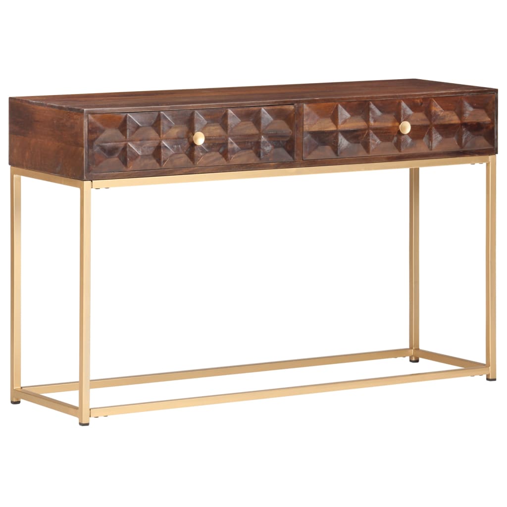 Console Table 122 x 36 x 75 cm Solid Mango Wood