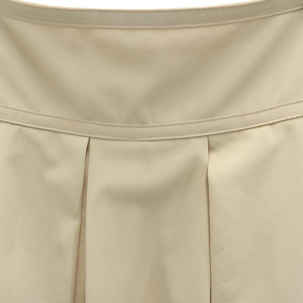 FOXEY NEW YORK made in Japan Mimole length flare skirt beige Women Used