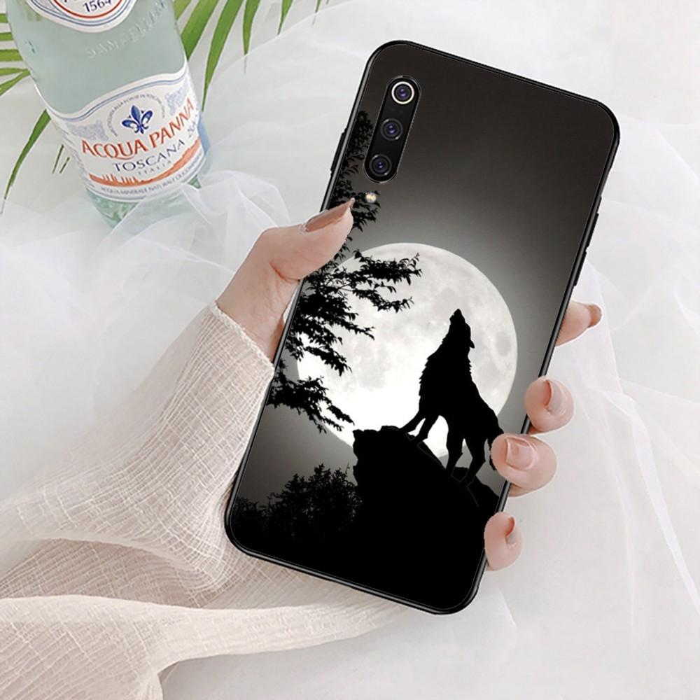 Animal The Wolf Howl Phone Case For Xiaomi Mi 5X 8 9 10 11 12 Lite Pro 10T PocoX3pro PocoM3 Note 10 Pro Lite