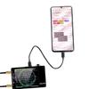 Handheld RF Analyzer Black VNA Antenna Analyzer 50kHz-1.5GHz Measurement Type-C USB Serial 1000mAh Built-in Battery