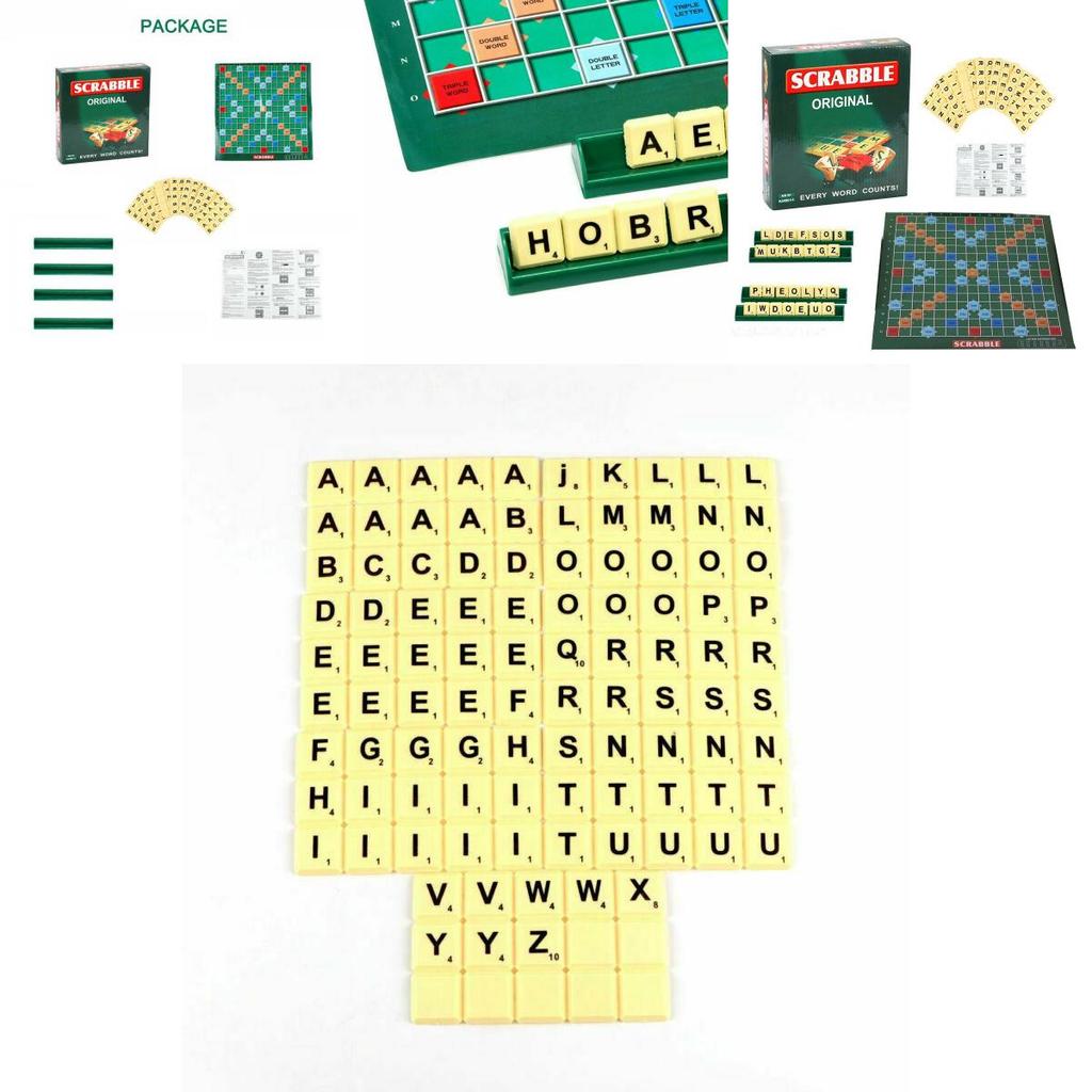 Portable Spelling Puzzle Game Family Party Toy For Intelligence Development