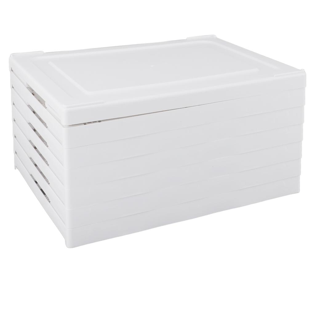 Shoe Storage Box Collapsible Clear Plastic Stackable Shoe Organizer for Closet Space Saving