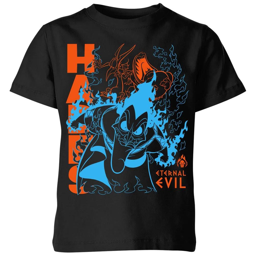 Hercules Hades Eternal Evil Kids T-Shirt - Black - 3-4 Years 110