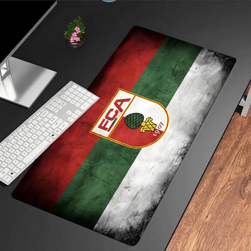 Augs-burg Fußball Wappen Mauspads, Gaming-Mauspad, Tastaturmatte, Schreibtischdekoration für Computer-Notebook, Fan-Geschenk, Geburtstagsgeschenk