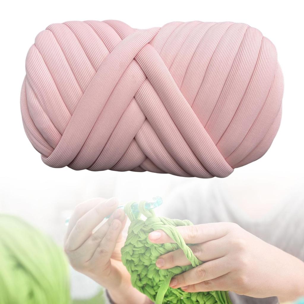Cotton Polyester Chunky Yarn Bulky Chunky Yarn for Crochet Rug Making DIY