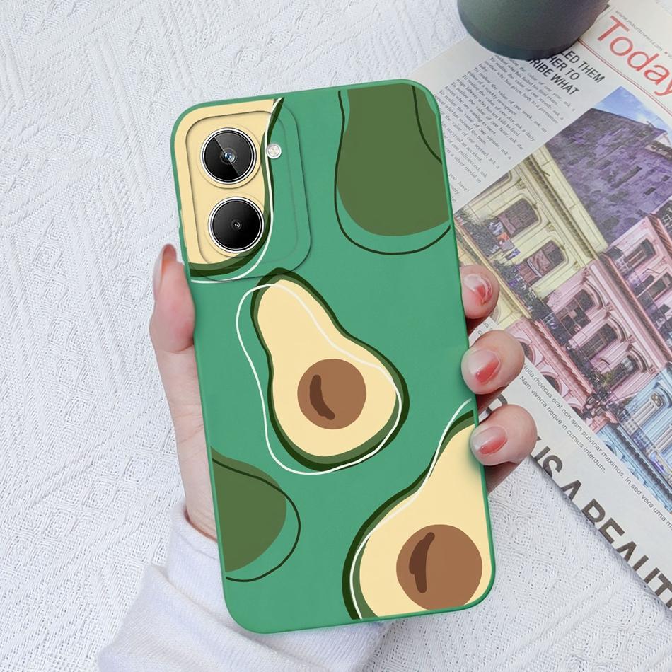 For Realme 10 Pro Plus Case Cartoon Soft Smooth Liquid Silicone Cover Camera Shell For OPPO Realme10 10Pro+ Coque Funda Capa