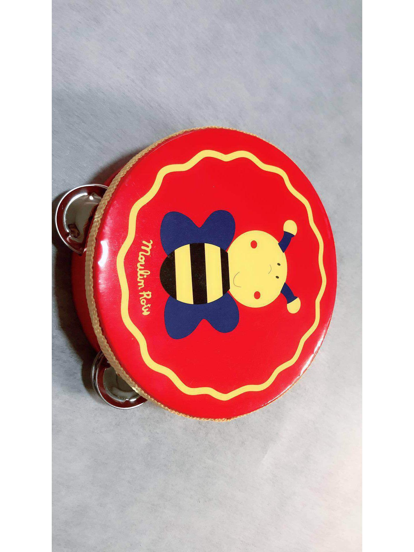Children s Orff Percussion Tambourine - 4, 6, 7, 8, 10 Inch Hand Drum