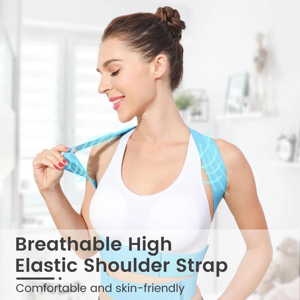 BEPAN Invisible Back Posture Corrector Back Band Brace Extended Support Belt Adjustable Back Spine Lumbar Posture Correction For Women