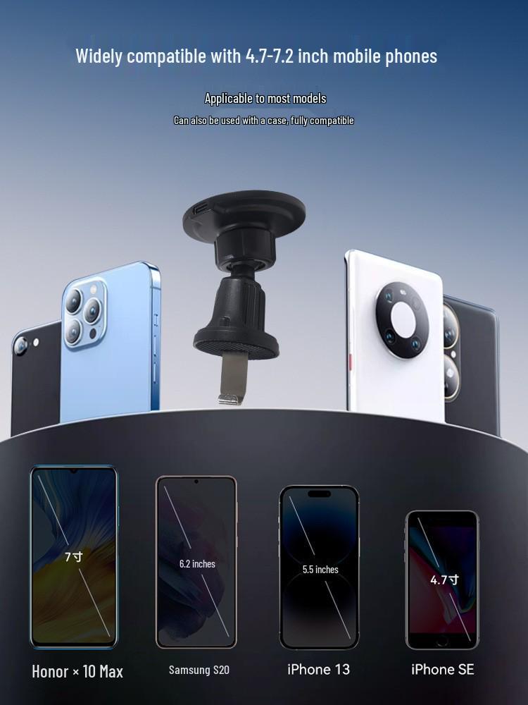 Magnetic Wireless Charger & Dashboard Phone Holder