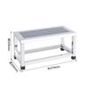 Midoli Stainless Steel Single Step Footstool
