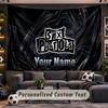 Wall Hanging Tapestry Custom NameSex Pistols Pattern Personalized Printed Fabric Wall Decor