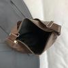 Korean Style Solid Color Crossbody Bag PU Leather Ladies Luxury Tote Bag  Korean Style