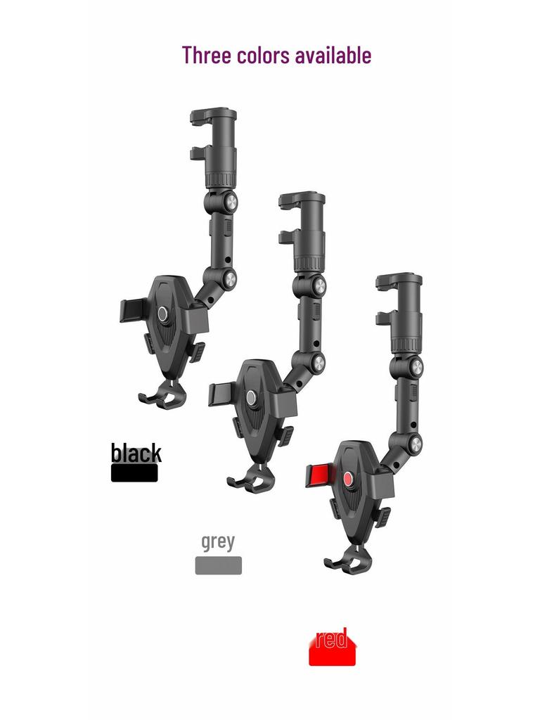 Telescopic Suction Cup Phone Holder with Quick Release for Car Dashboard