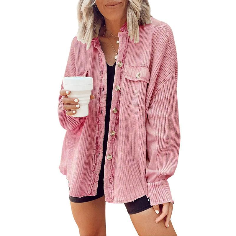 Autumn and Winter Tops Plus Size Fashion Clothes Women's Clothing Casual Long Sleeve Jacket Coats