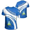 Nicaragua Men's T-shirts Casual Loose Round Neck NI Flag Short Sleeved Tops Tees Male Clothing Oversized T Shirt Streetwear GYM