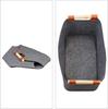 Contemporary Felt Wood Storage Bag Large Capacity Firewood Carriers Essential for Warm Fireplaces and Outdoor Activities