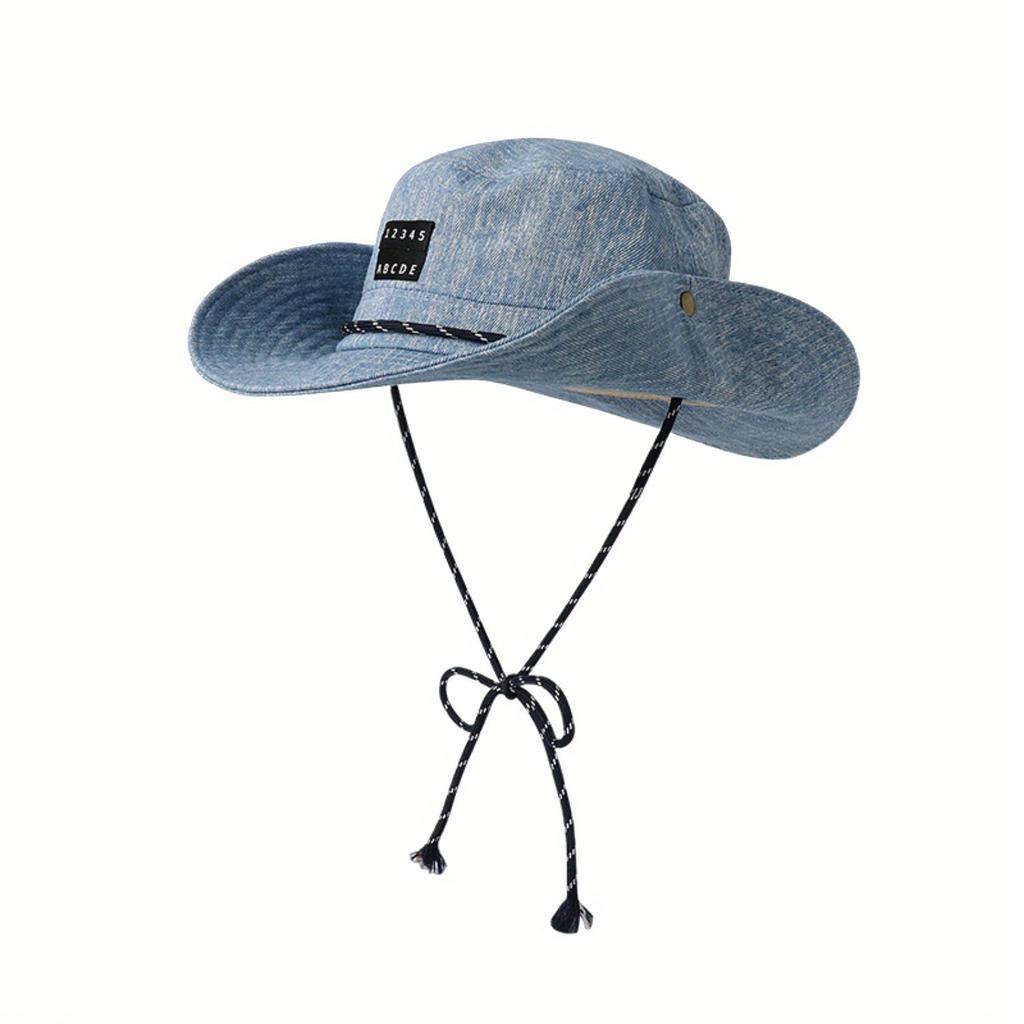 Wide Brim Bucket Hat for Men Women - Summer Breathable Sun Hat for Outdoor Camping, Hiking, Beach, Fishing & Music Festivals