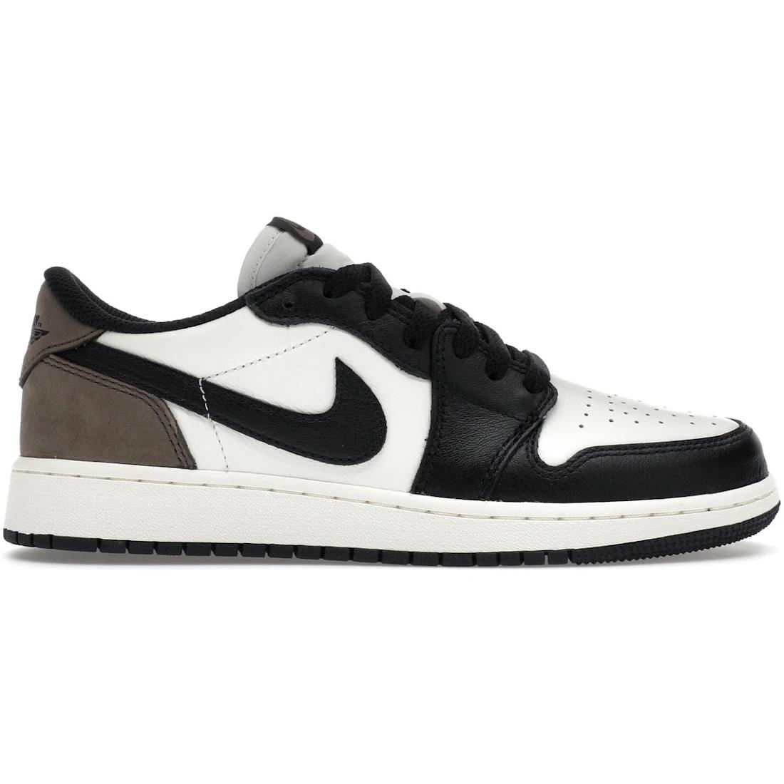 

Новые Jordan Air Jordan 1 Retro Low OG Mocha Удобные Модные Противоскользящие Низкие Детские Кроссовки GSCasual Shoes CZ0858-102 36.5