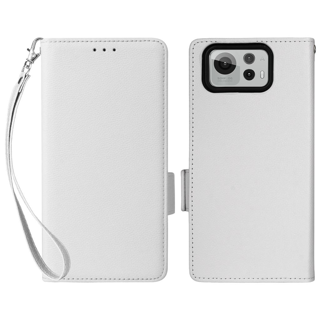 For Asus Zenfone 12 Ultra 5G Case with Wrist Strap Litchi Texture PU Leather Wallet Phone Cover