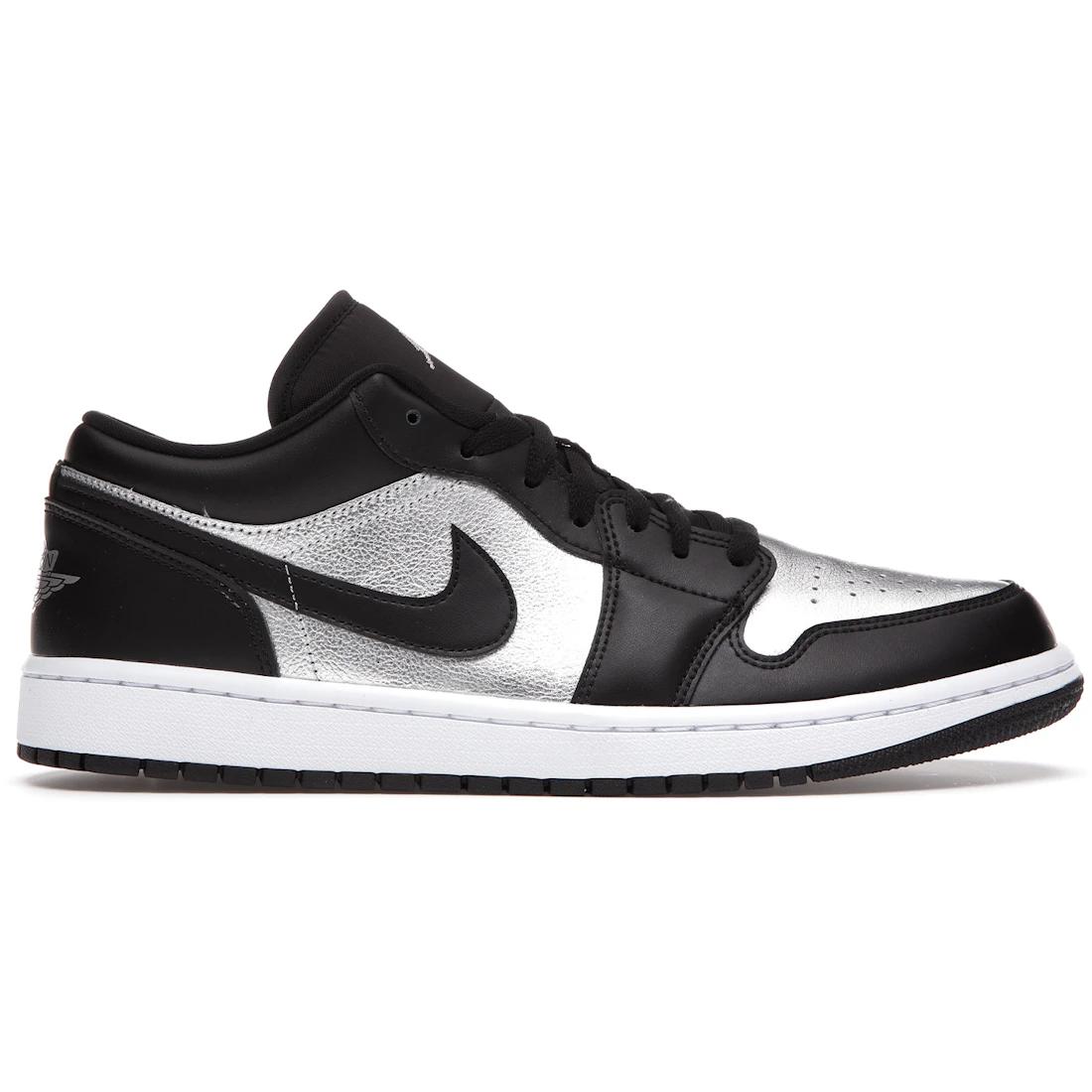 

Кроссовки Jordan 1 Low SE Черный Металлик Серебристый (Женский)(DA5551-001) 44.5