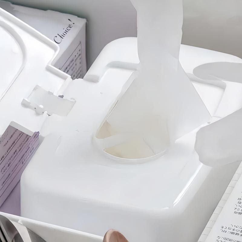 1/2 piece car tissue box, plastic storage box suitable for tissue storage in cars, homes, offices, and desktops, home decoration