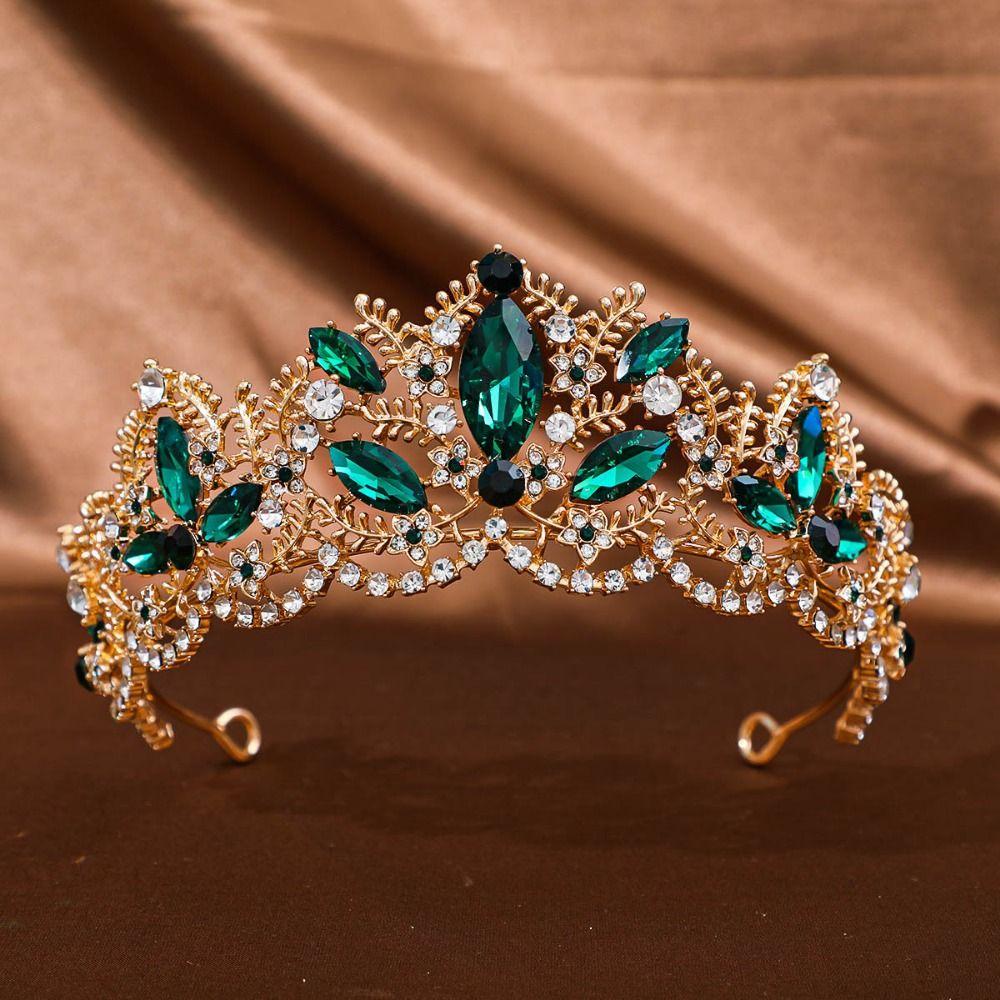 Elegant Bridal Princess Crown Luxury Wedding Head Wear Beautiful Women Hair Hoop  Birthday Party