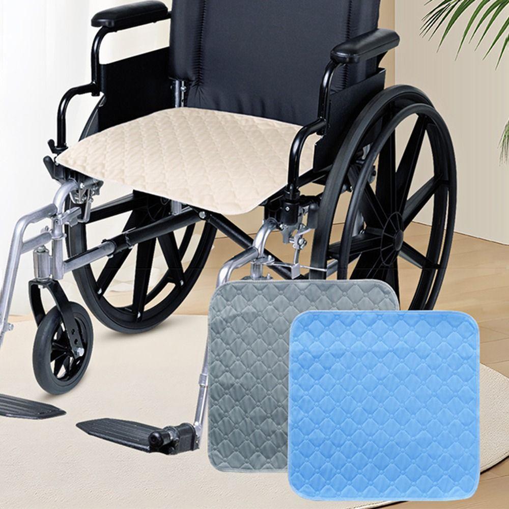 Car Mat Washable Wheelchair Seat Cushion Soft Leak-proof Urine-proof Pad Solid Color Non-slip Chair Cushion Pet