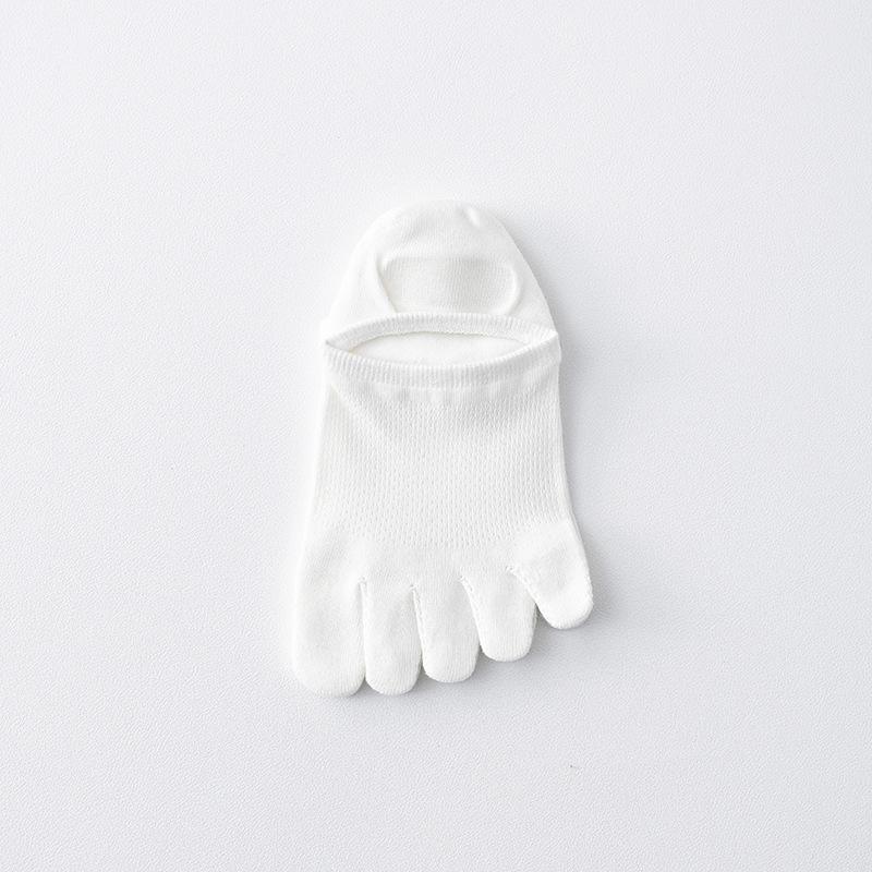 Five-finger Socks, Men's Boneless Short Socks, Sports Sweat-absorbing Mesh Breathable, Antibacterial and Deodorizing Toe Separation Boat Socks
